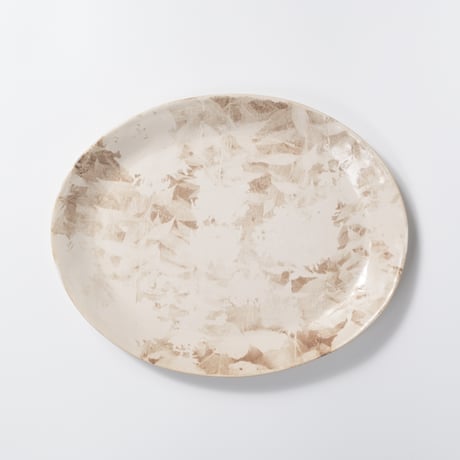 Satoko Sai + Tomoko Kurahara / Garden Oval plate / L (実物写真3-384)