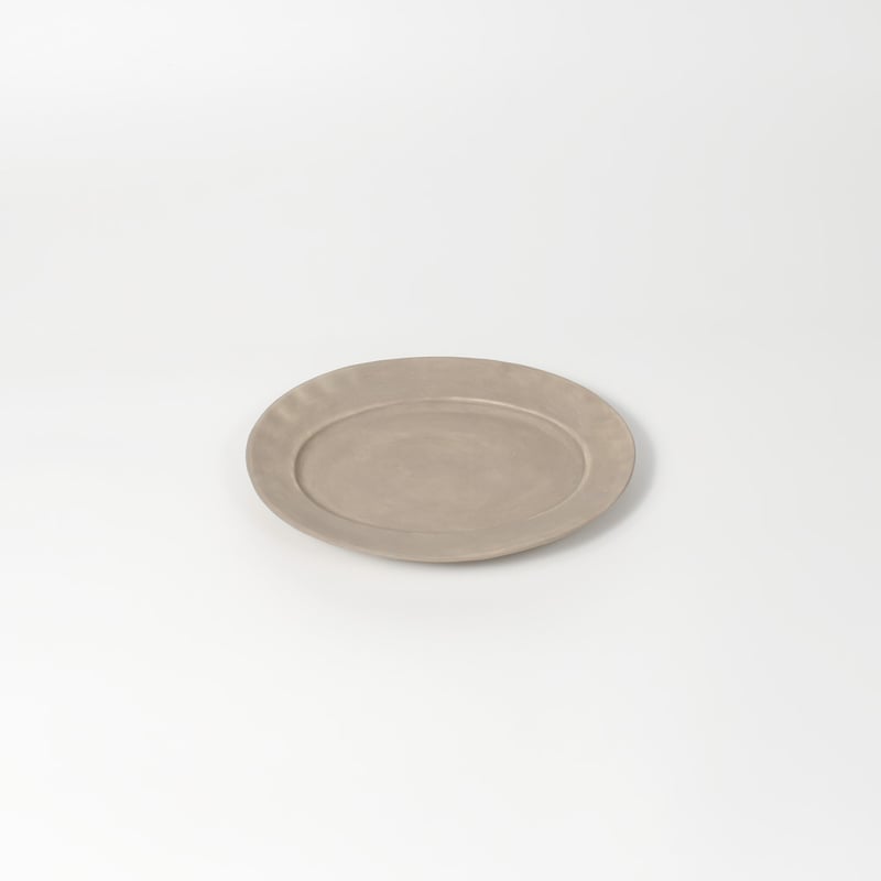 児玉修治 / オーバルプレート(S) / リネン (実物写真3-121) | Mono.