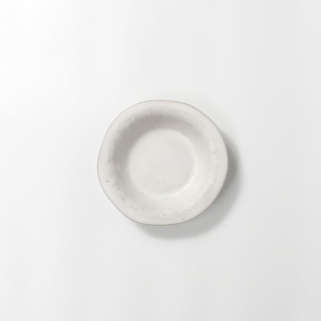 teto ceramic / リムプレート(小) / 白マット (実物写真3-274)