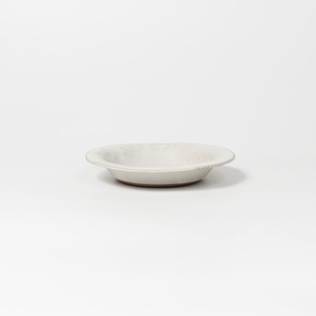teto ceramic / リムプレート(小) / 白マット (実物写真3-274)