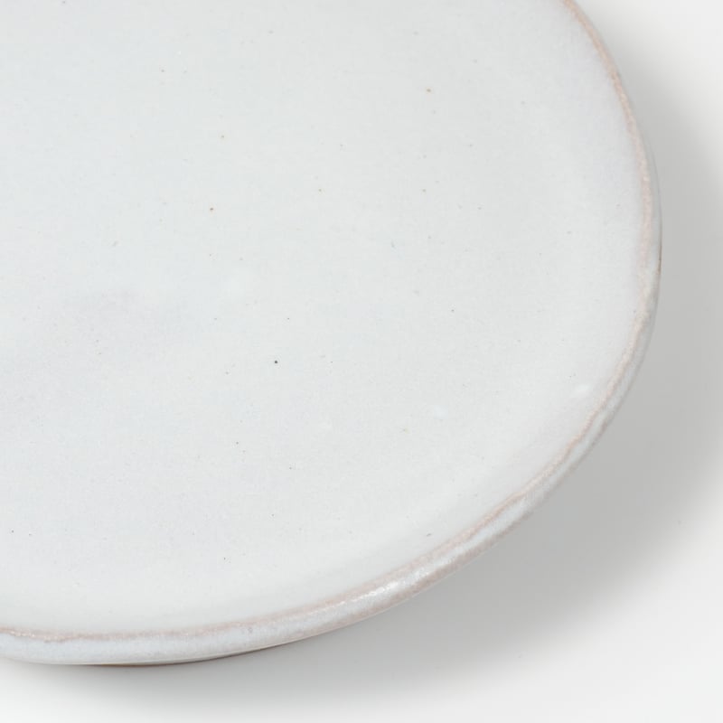 teto ceramic / コンポート皿・小・白透明釉薬 (実物写真2303 teto ceramic / コンポート皿・小・白透明釉薬 (実物写真2303