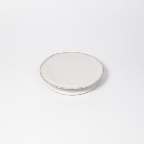 teto ceramic / コンポート皿 / 白マット (実物写真3-472)
