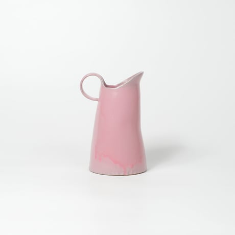 teto ceramic / ピッチャー(中) /花器 / コーラルピンク (実物写真2737)