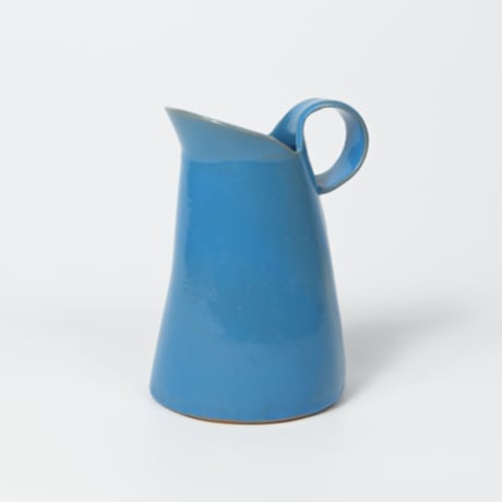 teto ceramic / ピッチャー(小) / 花器 / モロッコブルー (実物写真3-333)