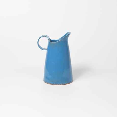 teto ceramic / ピッチャー(中) / 花器 / モロッコブルー (実物写真3-411)