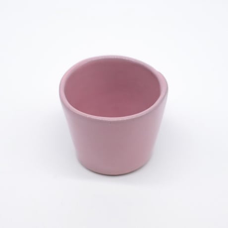 teto ceramic / 猪口・ミニ・コーラルピンク釉薬 (実物写真1797)