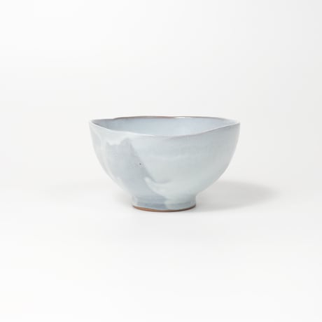teto ceramic / ボウル・小どんぶり・白透明釉薬 (実物写真2294)