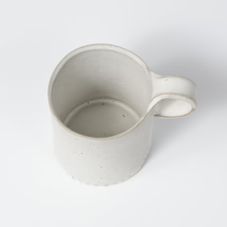 teto ceramic / マグカップ / 白マット (実物写真3-389)