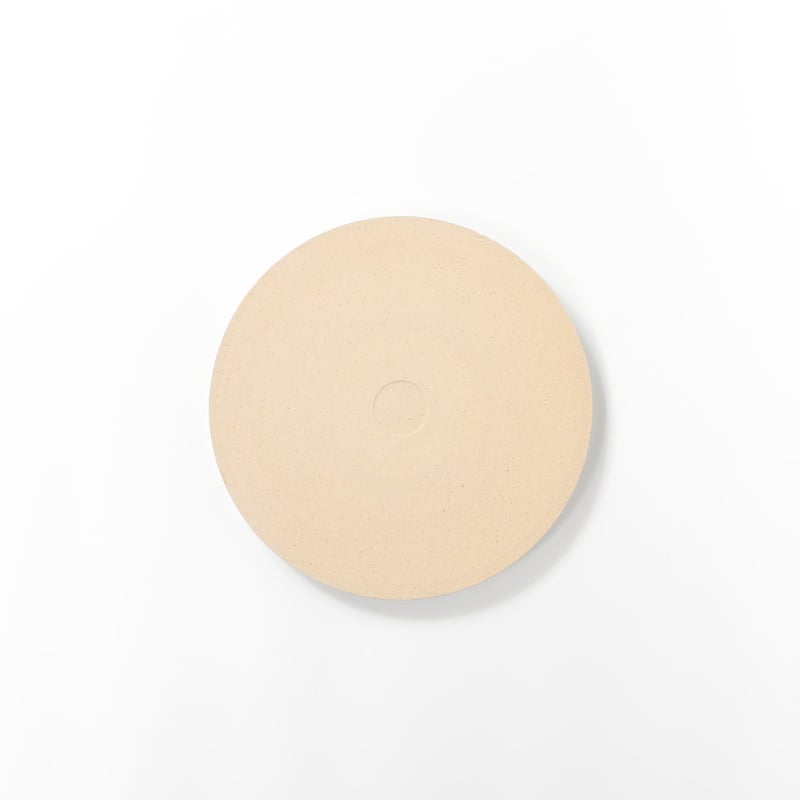 岩佐昌昭 / プレート / 6寸 / 銅鑼鉢 / 白釉 (実物写真2519) | Mono.