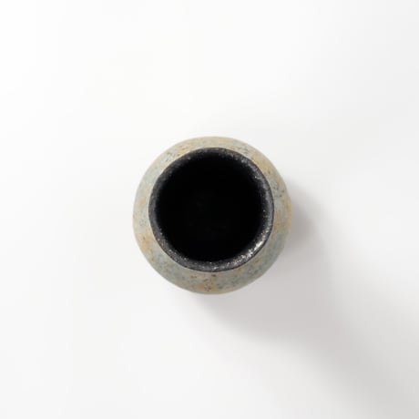 高田かえ / 花器 / 青錆 (実物写真3-039)