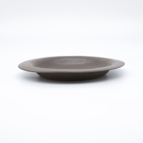 teto ceramic / リムプレート・中・錆鉄釉薬 (実物写真1785)