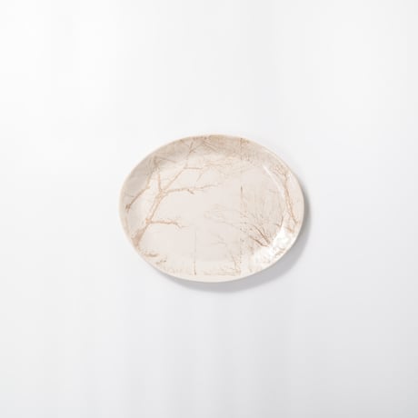 Satoko Sai + Tomoko Kurahara / Garden Oval plate / L (実物写真3-282)