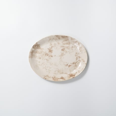 Satoko Sai + Tomoko Kurahara / Garden Oval plate / L (実物写真3-384)