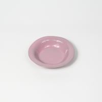 teto ceramic / リムプレート(小) / コーラルピンク (実物写真3-379)