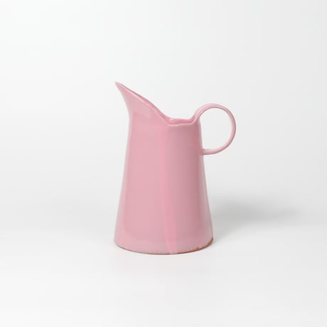 teto ceramic / ピッチャー(大) / 花器 / コーラルピンク (実物写真2726)