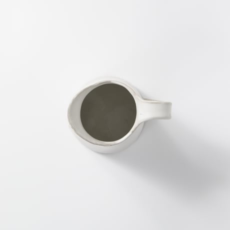 teto ceramic / ピッチャー(中) / 花器 / 白マット (実物写真3-410)