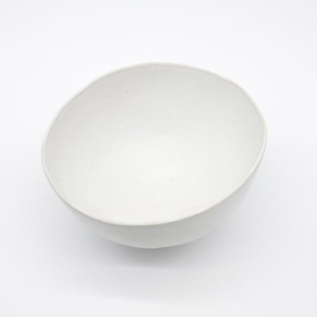 teto ceramic / 碗・大・白マット釉薬 (実物写真1773)