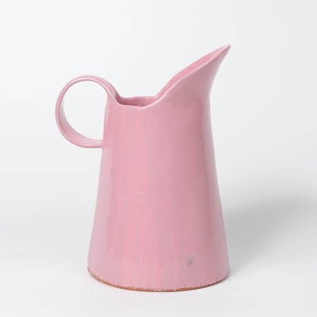 teto ceramic / ピッチャー(大) / 花器 / コーラルピンク (実物写真2726)