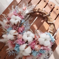 アフターブーケ  *half type wreath*