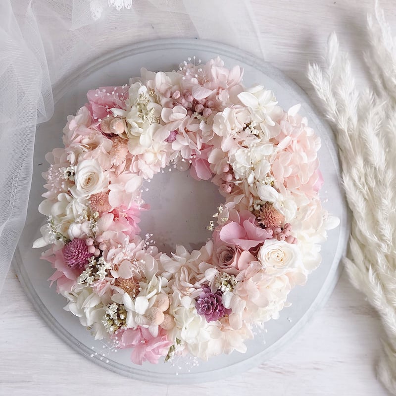 完売】ちっちゃな 巾着 サシェ（詰替えタイプ） 【フラワーリース】の