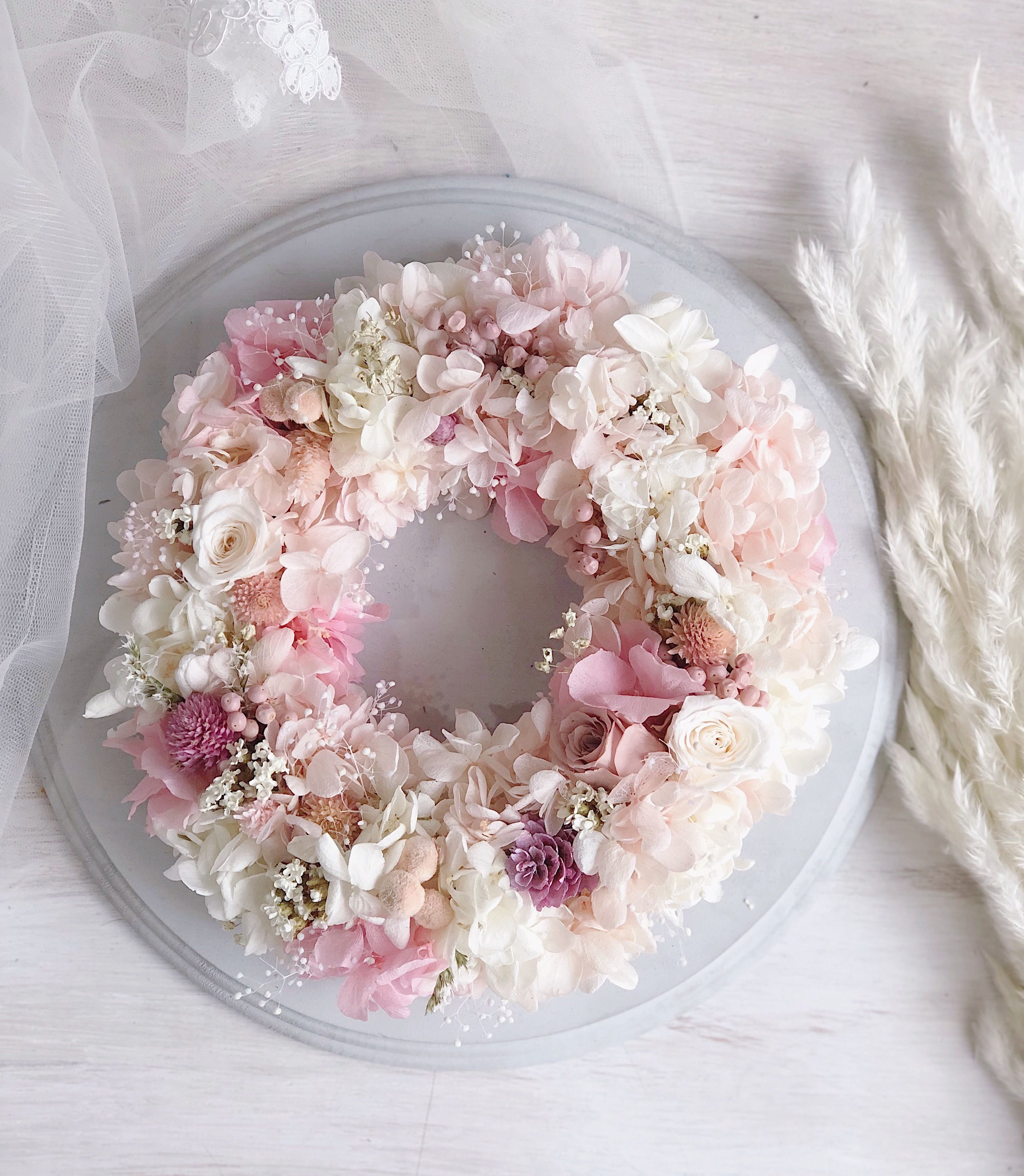 フラワー・リース S gift wreath ( full type S size ) | *hana_mof*