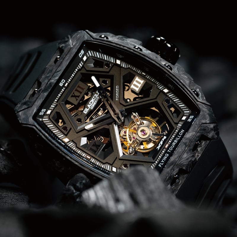 BLACKOUT XP1 Tourbillon LT Black 新品未使用 BLACKOUT WATCHES / XP1 Tourbillon LT Black / BO