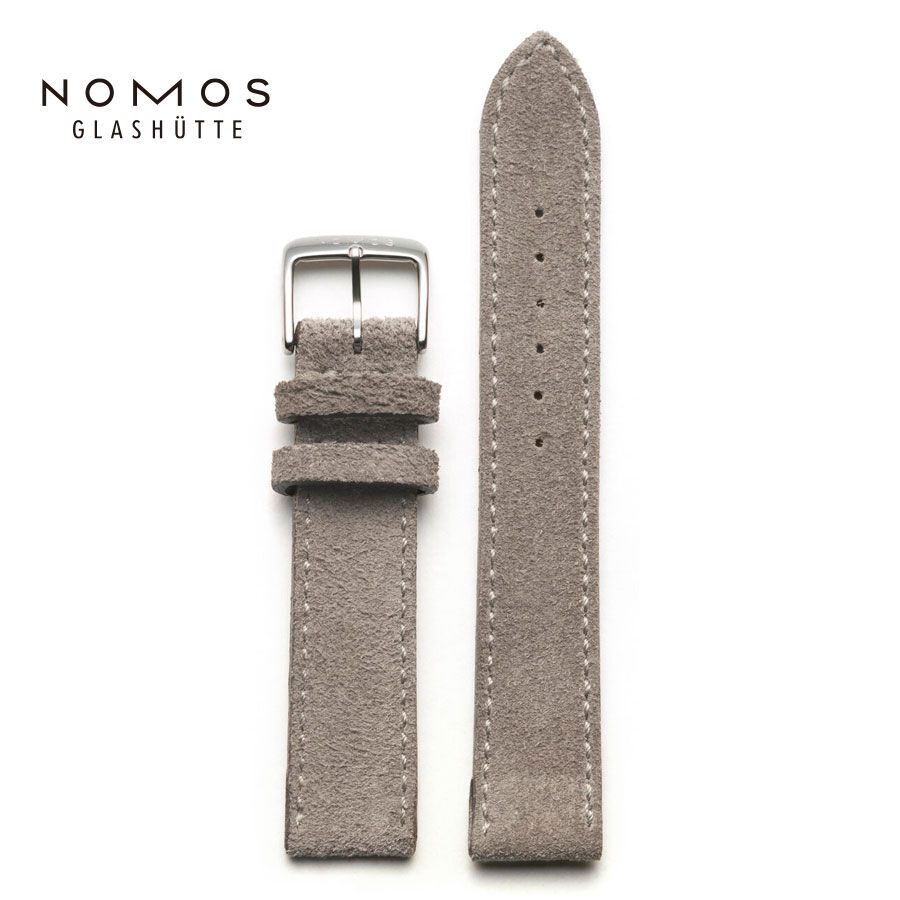NOMOS Glashütte / Velour Leather beige / genuin