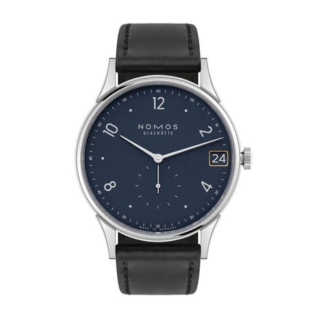 NOMOS Glashütte / Minimatik 39 Date Blue / NM1252 1252