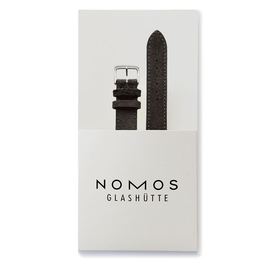 NOMOS Glashütte / Velour Leather anthracite / g