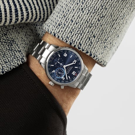 NOMOS Glashütte / Club Sport neomatik Worldtimer Blue / NM790