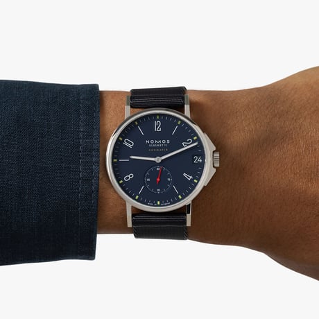 NOMOS Glashütte / Ahoi neomatik 38 Date atlantic / NM528