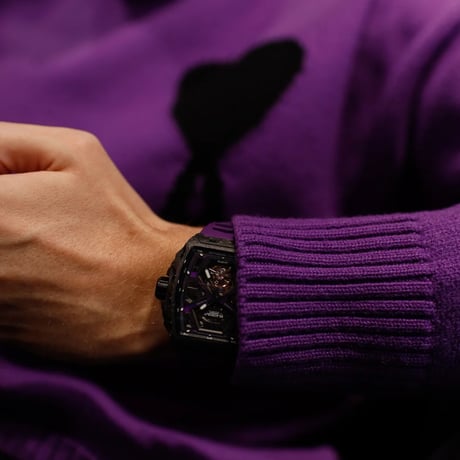 BLACKOUT WATCHES / XP1 Tourbillon LT Ultra Violet / BOXP1TBLTCUV