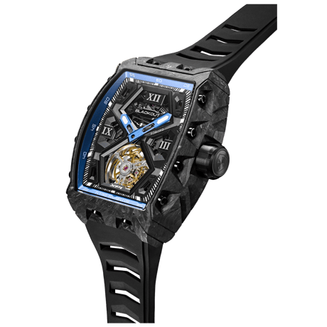 BLACKOUT WATCHES / XP1 Tourbillon LT Blue / BOXP1TBLTCDB