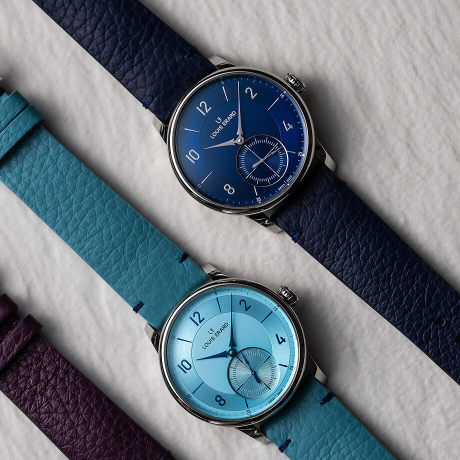 トップス luijewelry lui jewelry longtee01 Blue Louis Erard / Excellence Small Second color dia