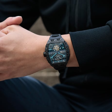 BLACKOUT WATCHES / XP1 Tourbillon LT Frozen Blue / BOXP1TBLTCFB