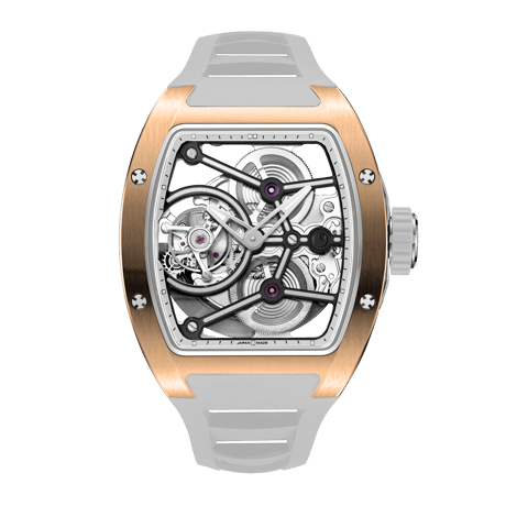 【限定商品】ZEROO T10 Automatic Tourbillon The Archer RG PVD/SS　FORTUNE TIME限定