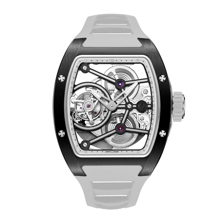 【限定商品】ZEROO T10 Automatic Tourbillon The Archer BK PVD/SS　FORTUNE TIME限定