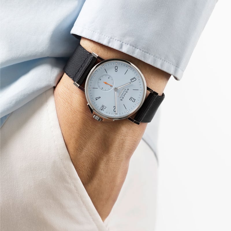 NOMOS Glashütte / Ahoi neomatik 38 Date Sky / N