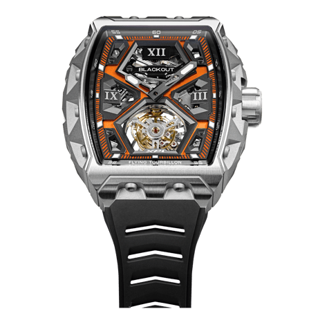 BLACKOUT WATCHES / XP1 Tourbillon Titanium Orange / BOXP1TBTIOR