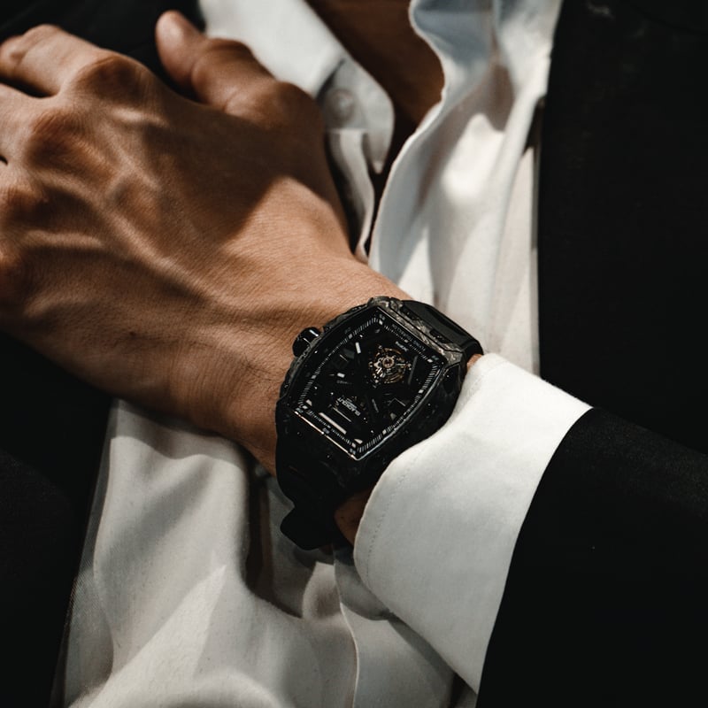 BLACKOUT WATCHES / XP1 Tourbillon LT Black / BO