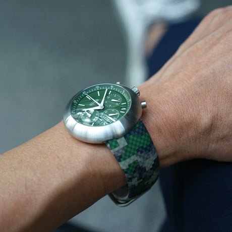 IKEPOD / New Chronopod / IPC010PIXLB /  C010 Green Power   Fortune Time Limited