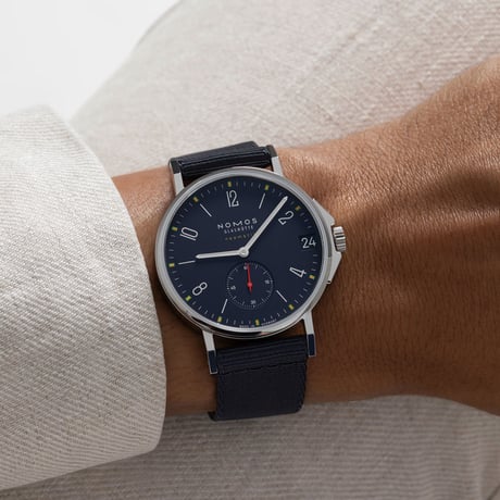 NOMOS Glashütte / Ahoi neomatik 38 Date atlantic / NM528