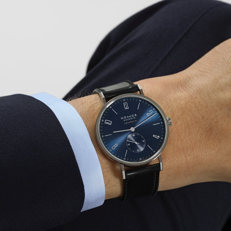 NOMOS Glashütte / Tangente neomatik bluegold 39 NOMOS Glashütte / Tangente neomatik bluegold 39