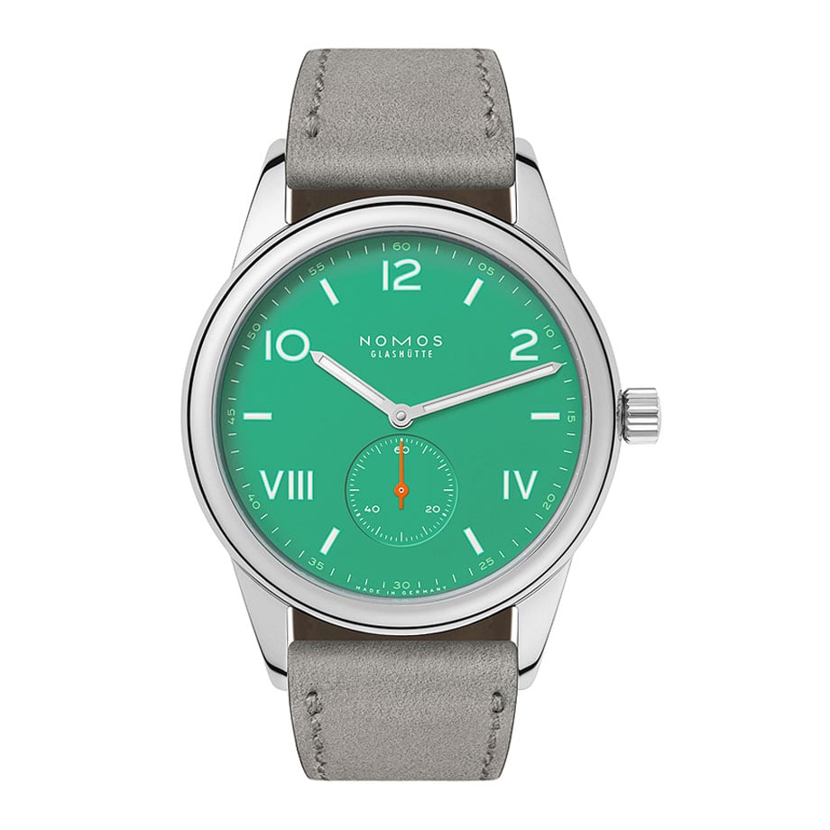 NOMOS Glashütte / CLUB CAMPUS 38 ELECTRIC GREEN