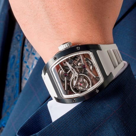 【限定商品】ZEROO T10 Automatic Tourbillon The Archer BK PVD/SS　FORTUNE TIME限定