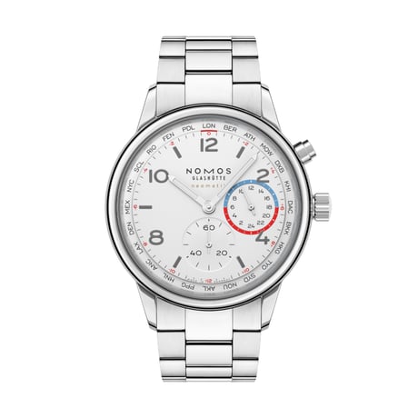 NOMOS Glashütte / Club Sport neomatik Worldtimer Whitee / NM792 792