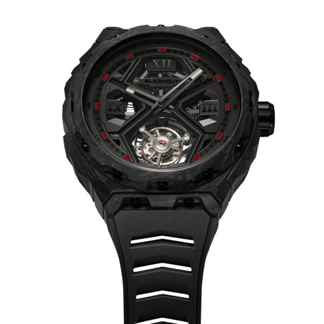 BLACKOUT WATCHES / XPE Tourbillon Black and Red / BOXPETBLBKRD