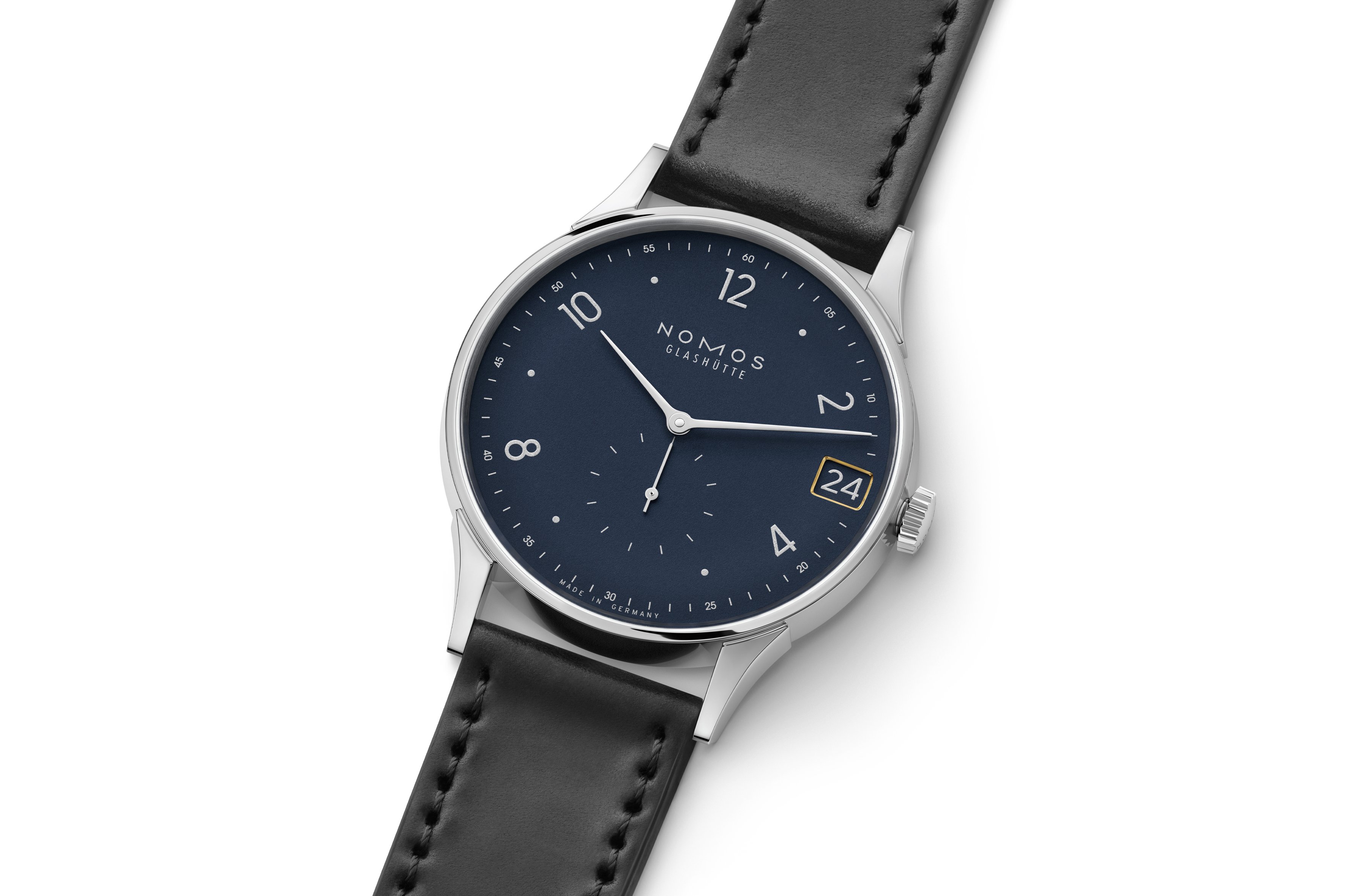 NOMOS Glashütte / Minimatik 39 Date Blue / NM12