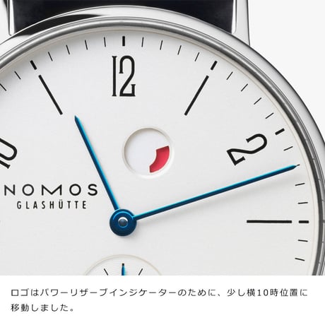 NOMOS Glashütte / Tangente power reserve date / TN1D1W2RD　131