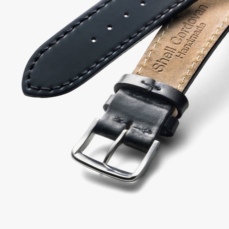 NOMOS Glashütte / Horween Genuine Shell Cordovan black / genuine strap